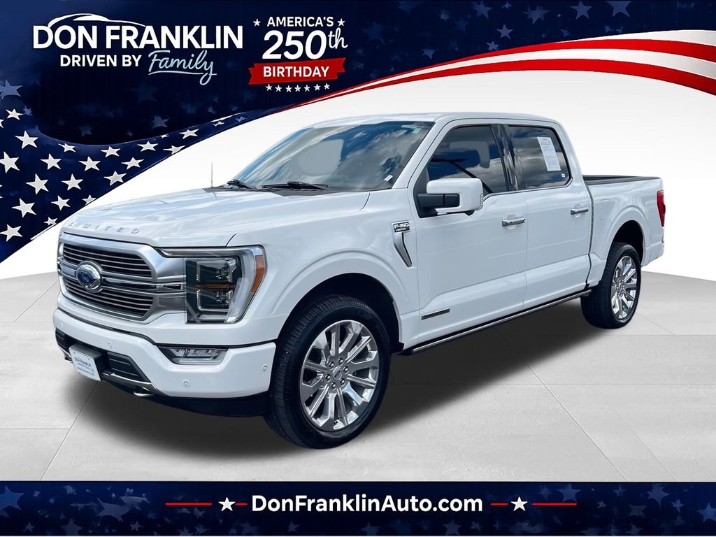 Used 2023 White Ford Limited image 1