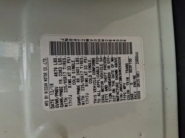 Used 2017 White Nissan SV image 27