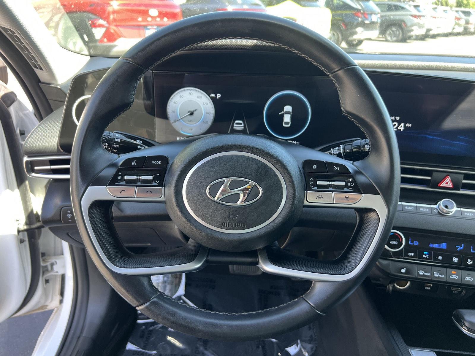 Certified Used 2023 Serenity White Pearl Hyundai Limited image 34