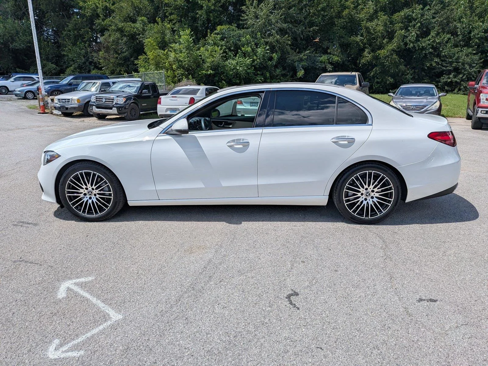 Certified Used 2022 Polar White Mercedes-Benz C 300 image 2