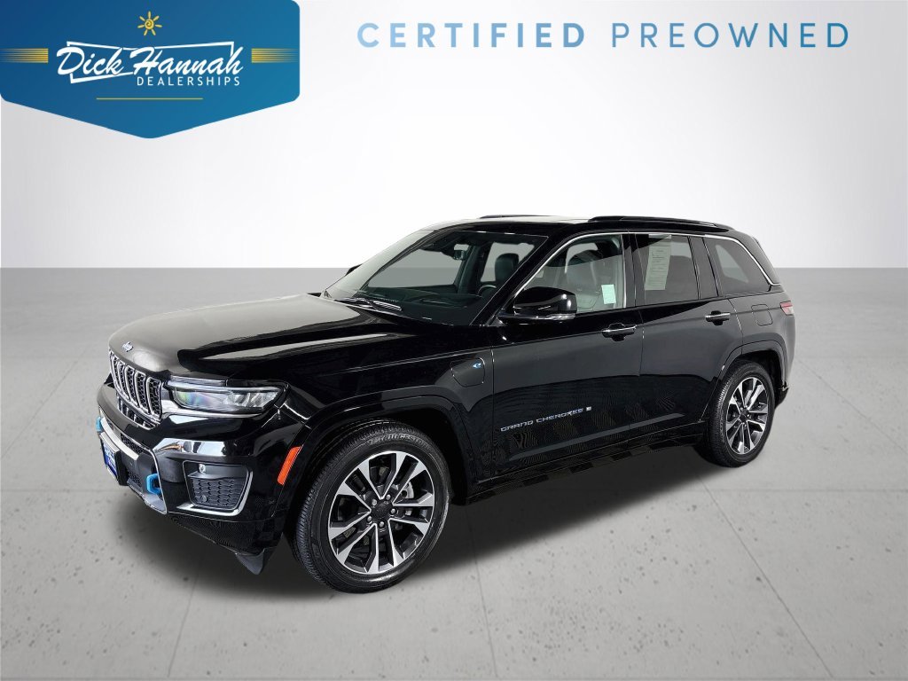 Certified Used 2023 Black Jeep Overland 4xe image 1