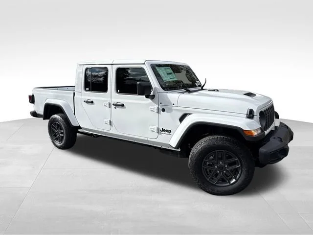 New 2026 Bright White Clear-Coat Exterior Paint Jeep Sport S image 1