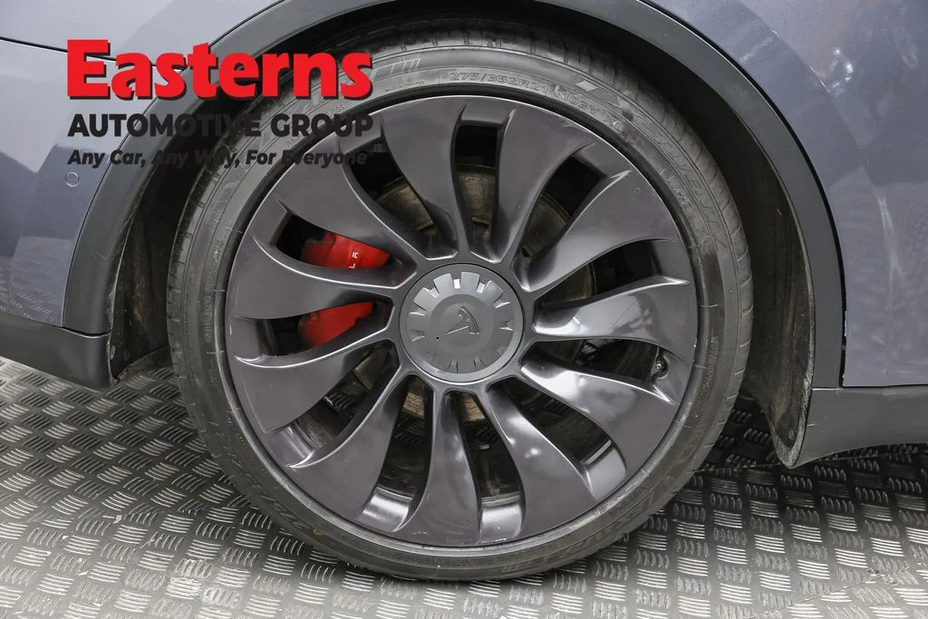 Used 2022 Gray Tesla Performance image 24