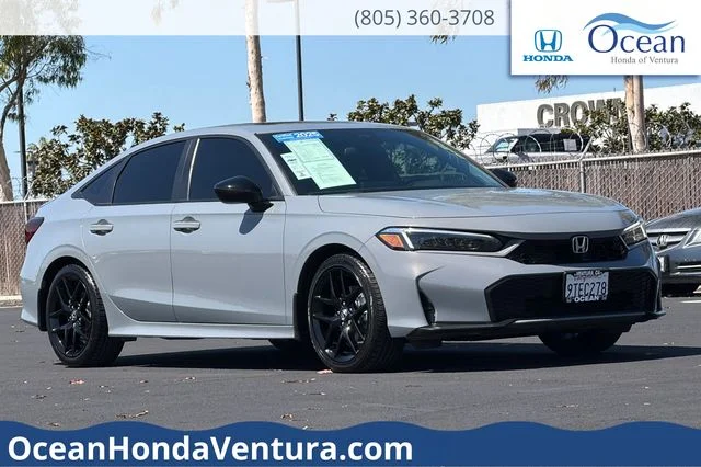 Certified Used 2025 Urban Gray Pearl Honda Sport image 1