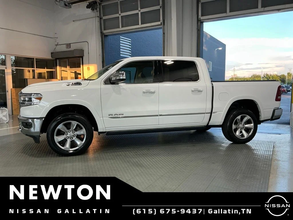 Used 2020 Bright White Clearcoat Ram Limited image 3