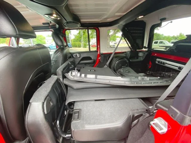 Used 2021 Red Jeep Unlimited Sahara 4xe image 23