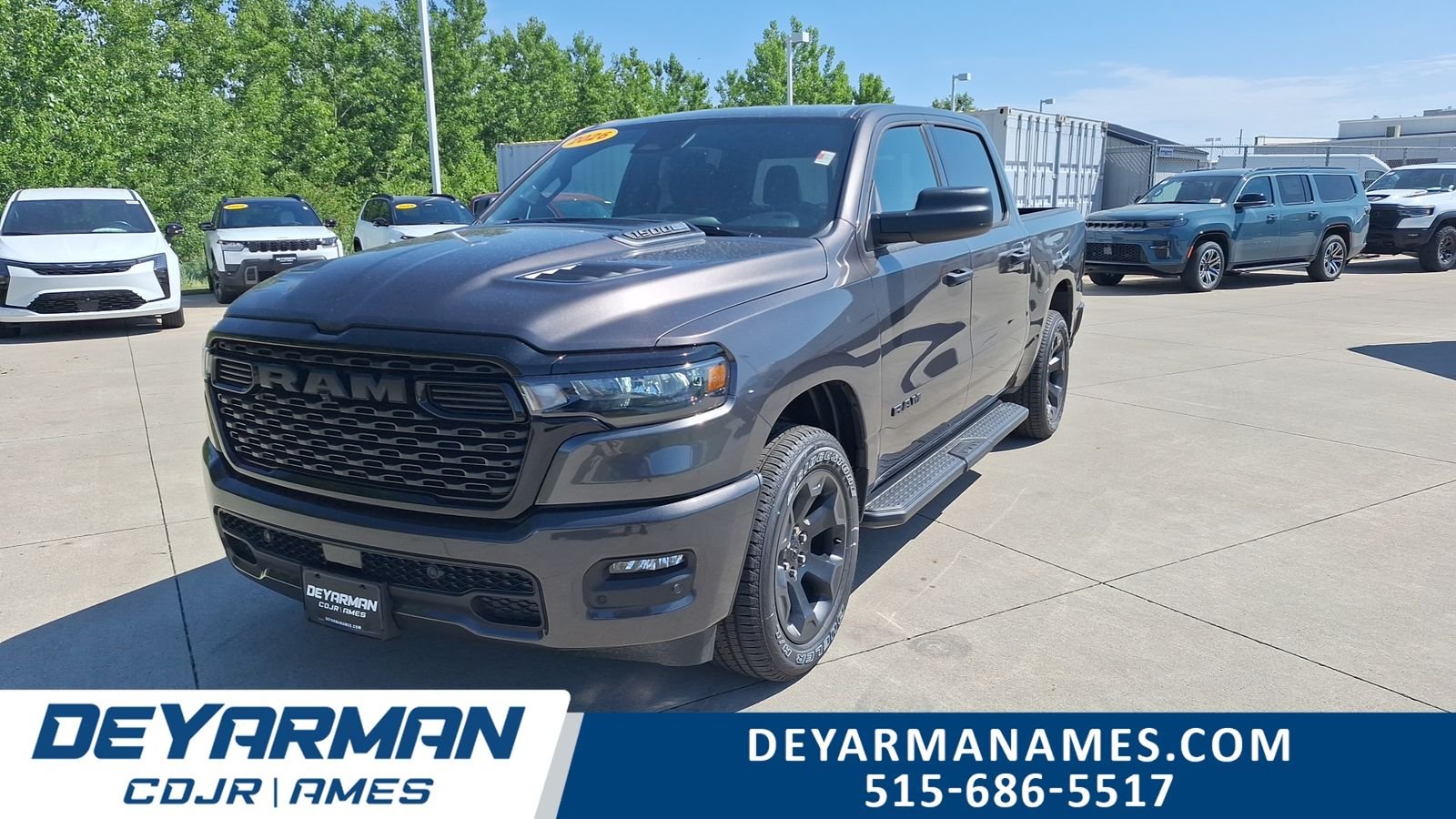 New 2026 Granite Crystal Metallic Clear-Coat Exterior Paint RAM Big Horn/Lone Star image 1