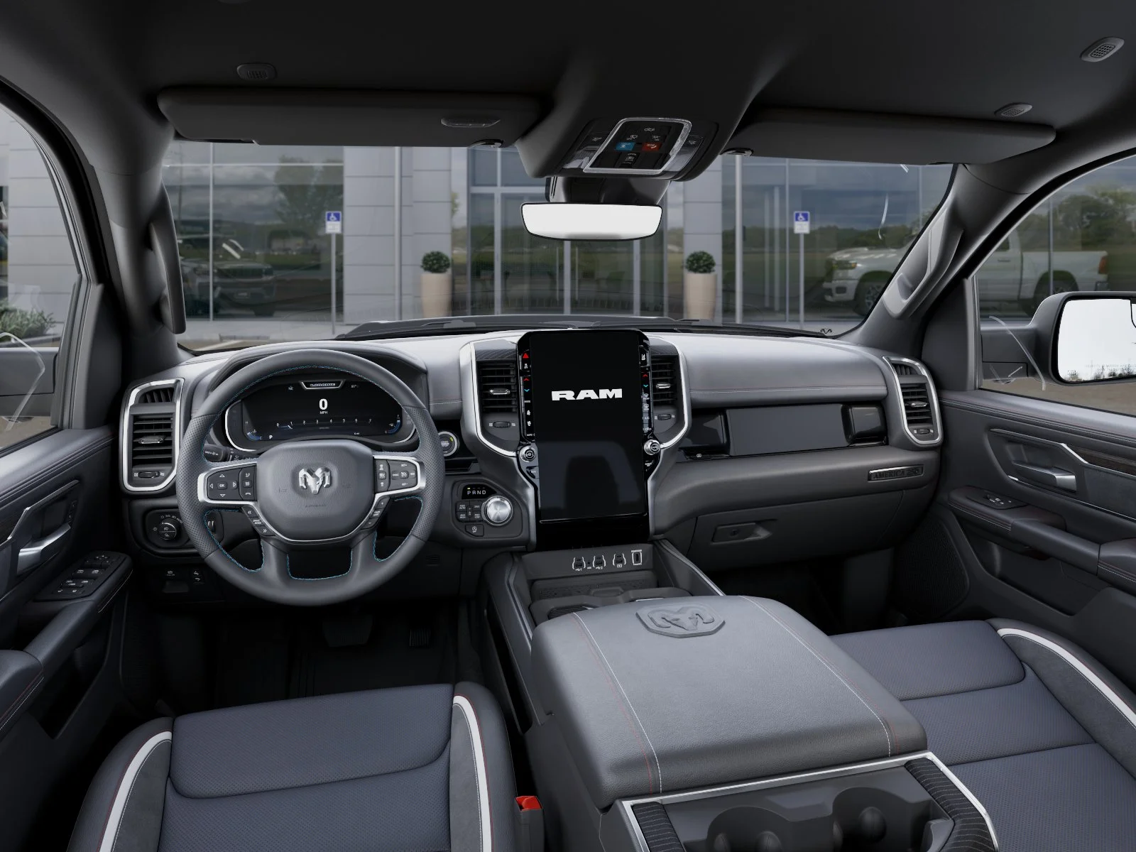 New 2026 Bright White Clear-Coat Exterior Paint RAM Laramie image 42