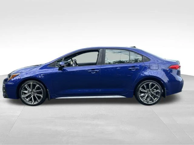 Used 2021 Blue Toyota SE image 2