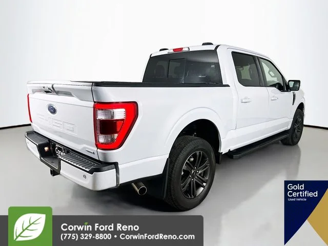 Used 2022 Space White Metallic Ford Lariat image 9