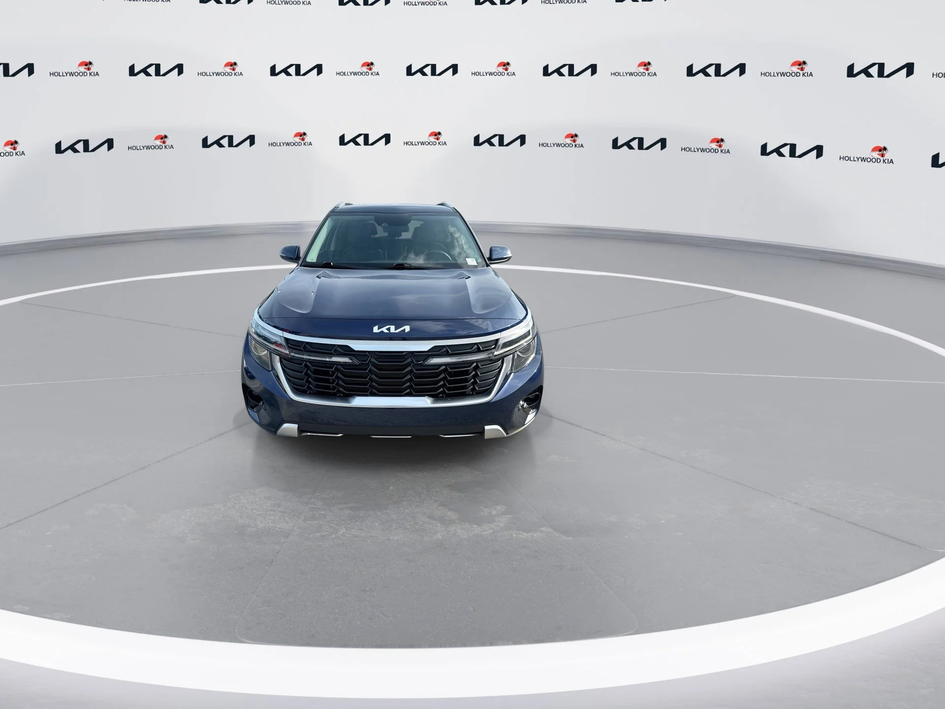 Certified Used 2024 Dark Ocean Blue Kia EX image 3