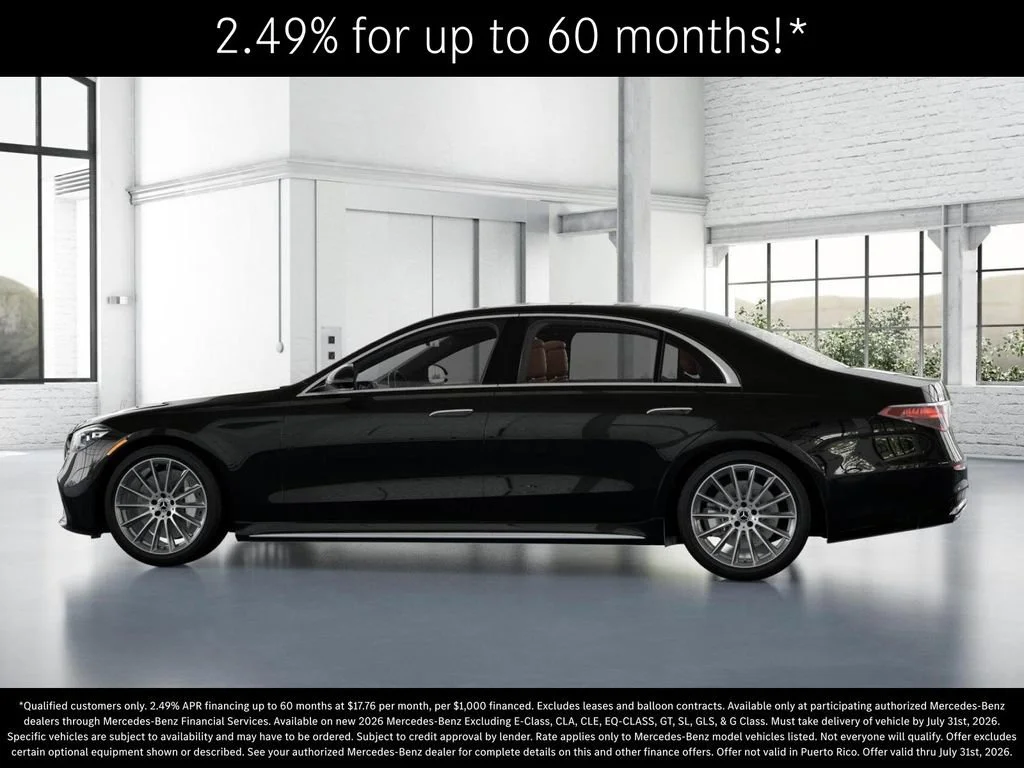 New 2026 Obsidian Black Metallic Mercedes-Benz S 580 image 75