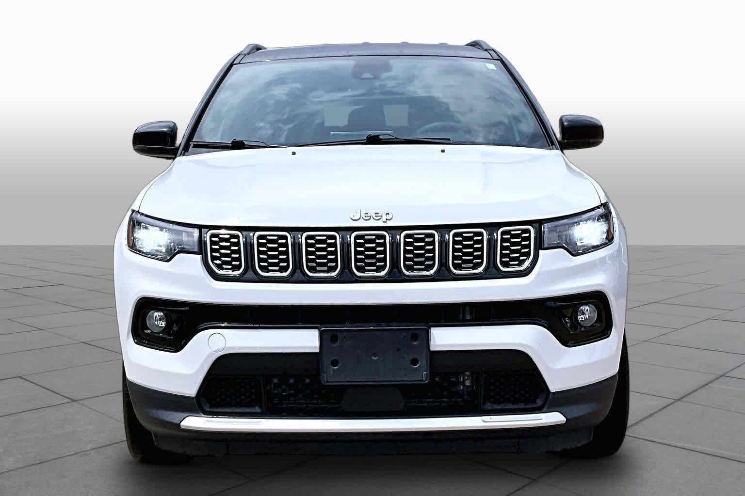 Used 2025 Bright White Clearcoat Jeep Limited image 3