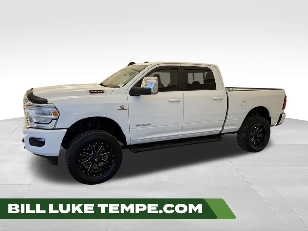 Used 2023 Bright White Clearcoat Ram Laramie image 1