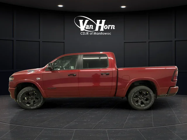 New 2026 Molten Red Pearl-Coat Exterior Paint RAM Big Horn/Lone Star image 13