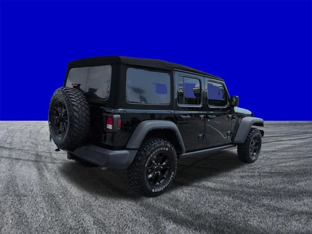 Certified Used 2022 Black Clearcoat Jeep Unlimited Willys image 4