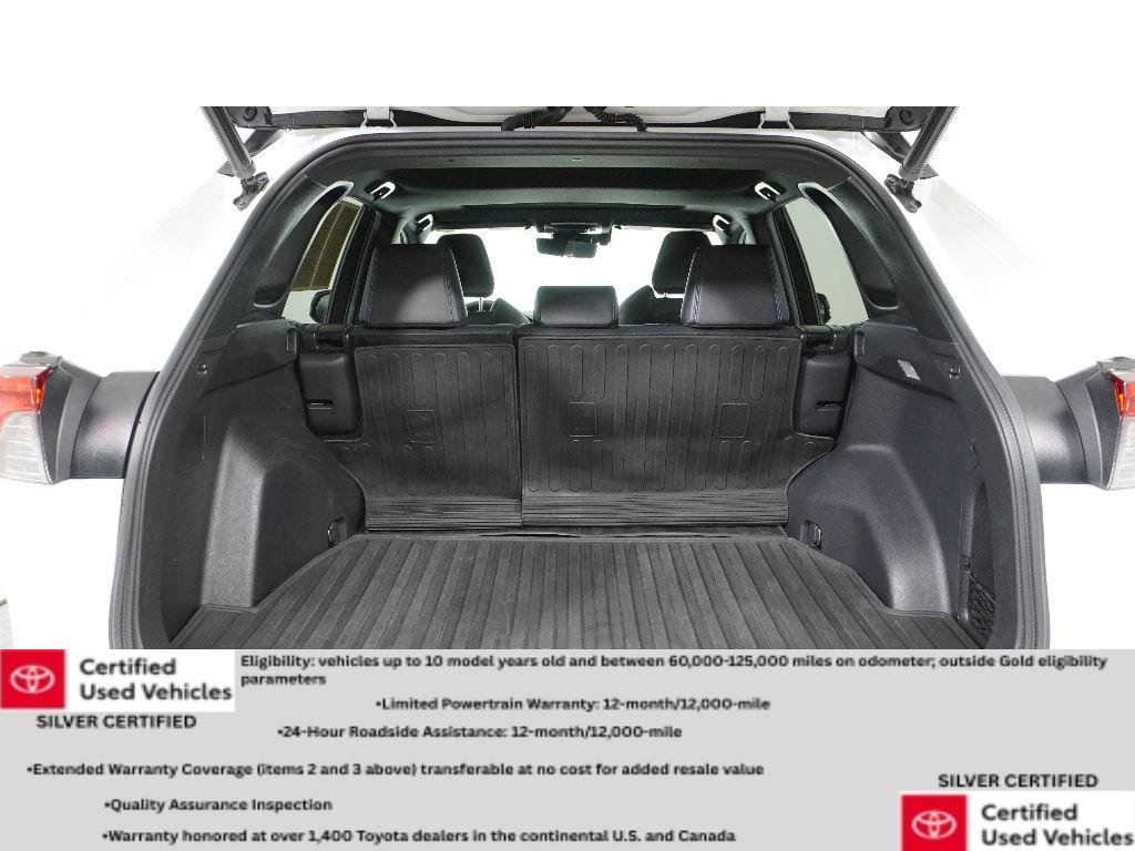 Used 2021 Blizzard Pearl/Midnight Black Metallic Toyota Hybrid XSE image 28
