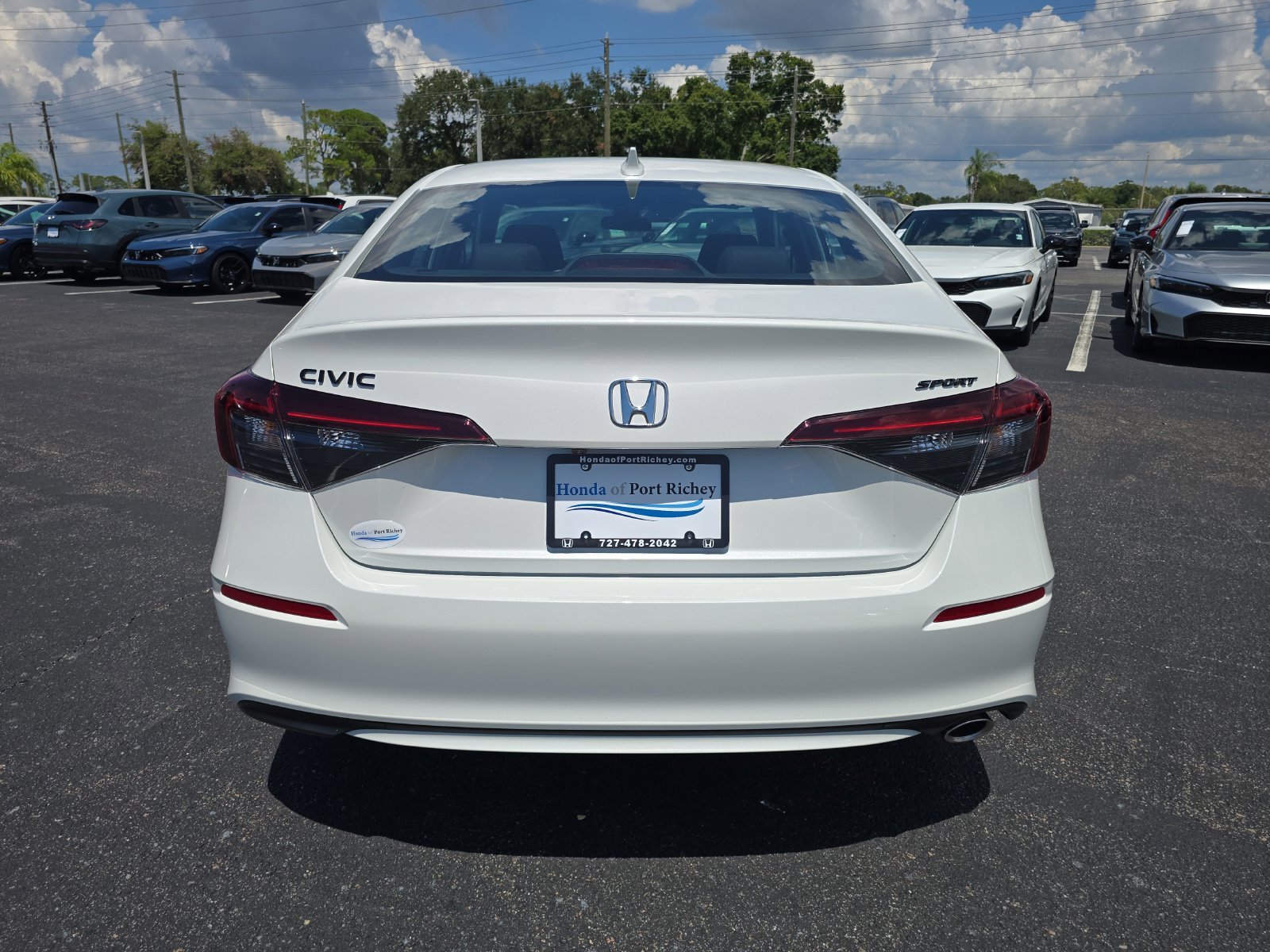 New 2026 Platinum White Pearl Honda Sport image 5