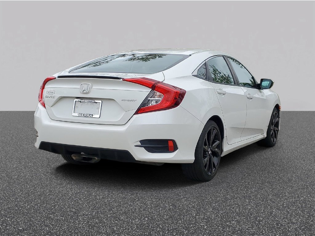 Certified Used 2020 Platinum White Pearl Honda Sport image 3