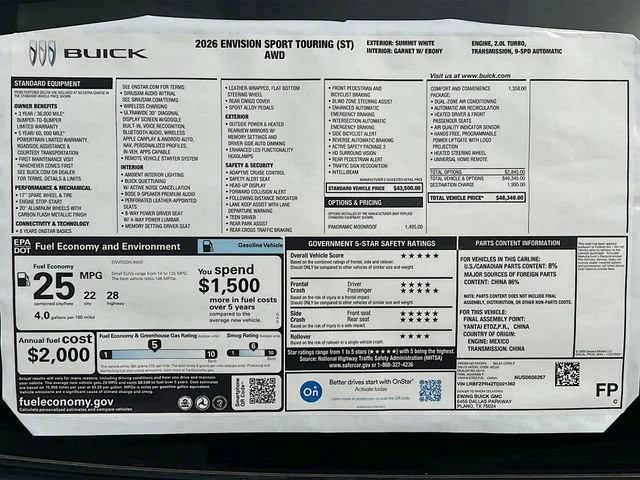 2026 Buick Envision Sport Touring - Photo 21