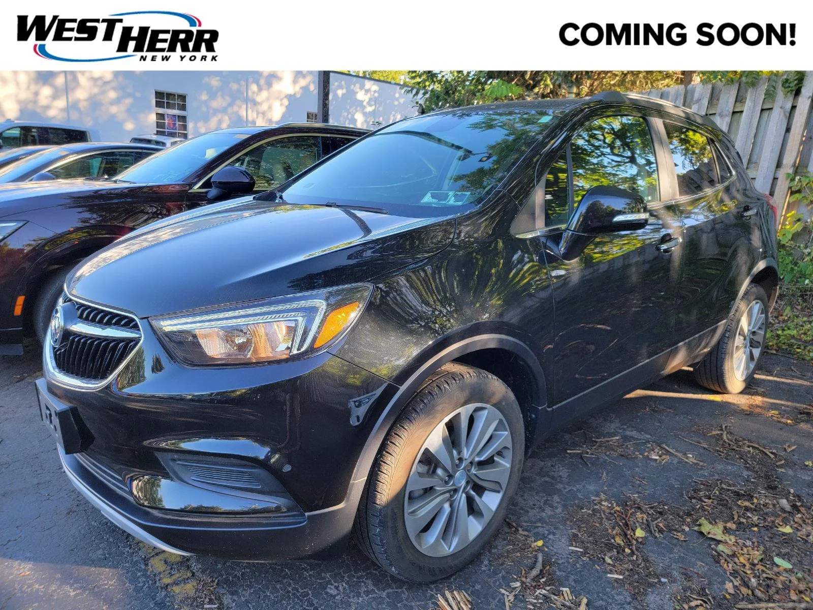 Used 2019 Ebony Twilight Metallic Buick Preferred image 1