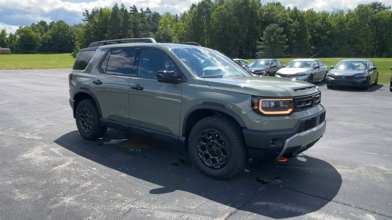 New 2026 Ash Green Metallic Honda TrailSport Blackout Elite image 2