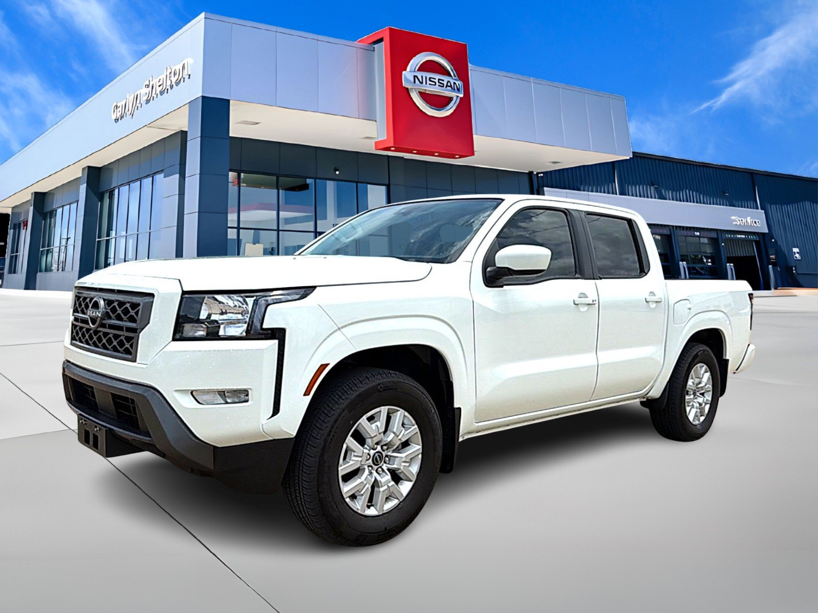 Used 2024 Glacier White Nissan Crew Cab SV 4x2 image 1