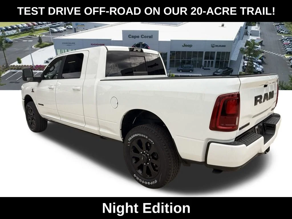 New 2026 Bright White Clear-Coat Exterior Paint RAM Laramie image 6