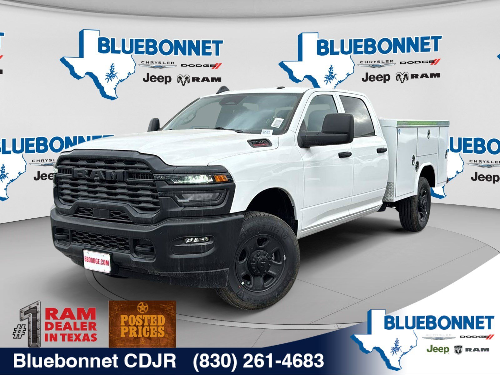 New 2026 Bright White Clearcoat RAM Tradesman image 1