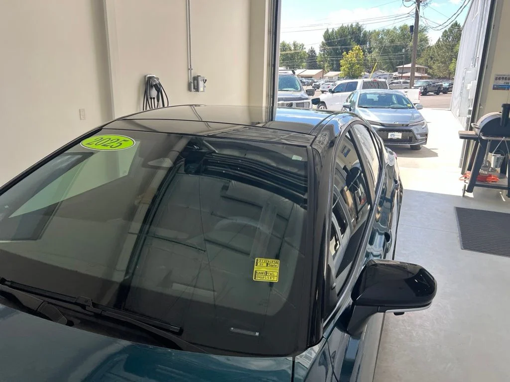 Certified Used 2025 Midnight Black Metallic Toyota XSE image 9
