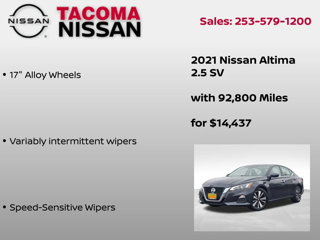 Used 2021 Blue Nissan 2.5 SV image 18