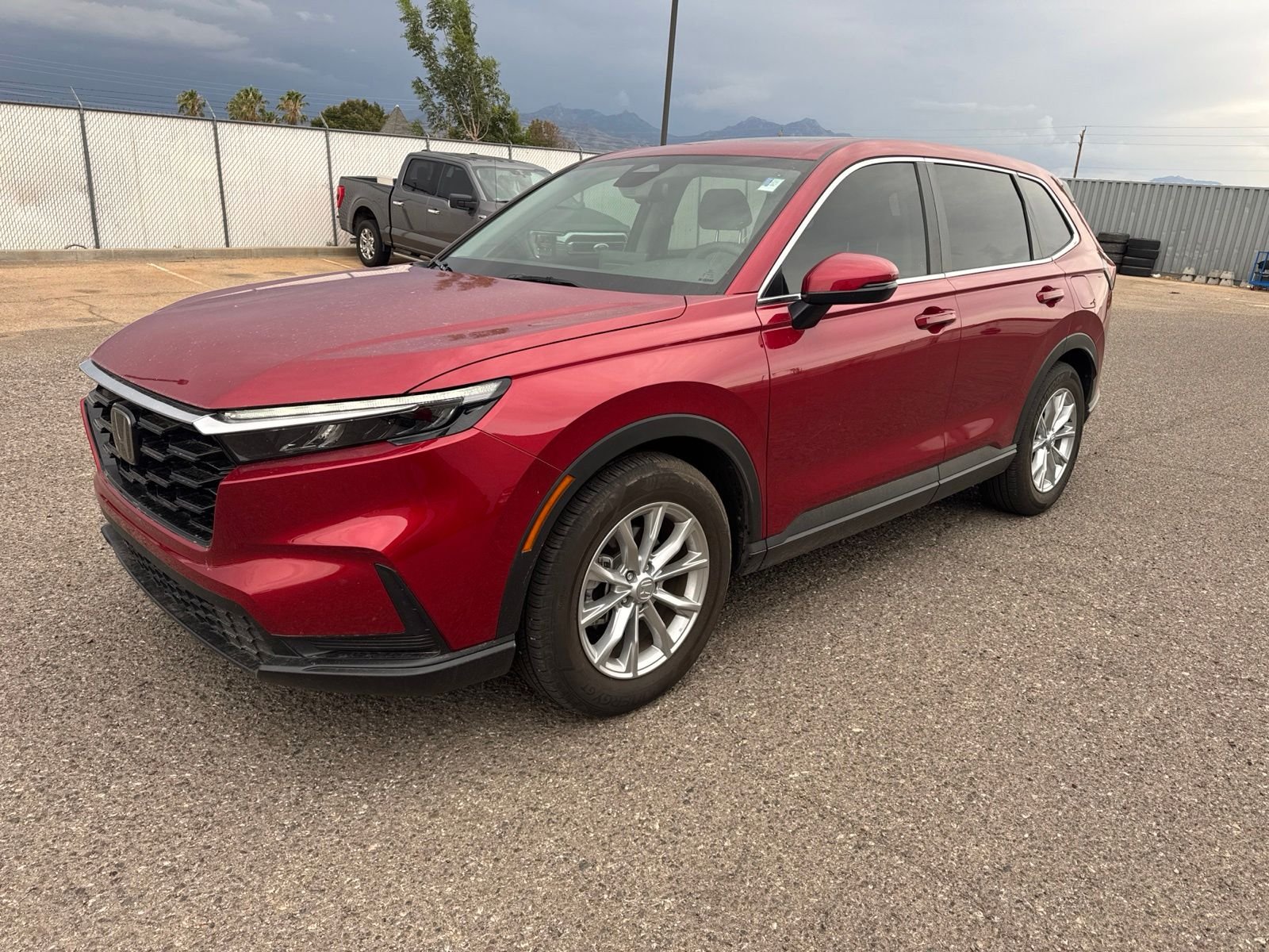 Used 2025 Radiant Red Metallic Honda EX image 1