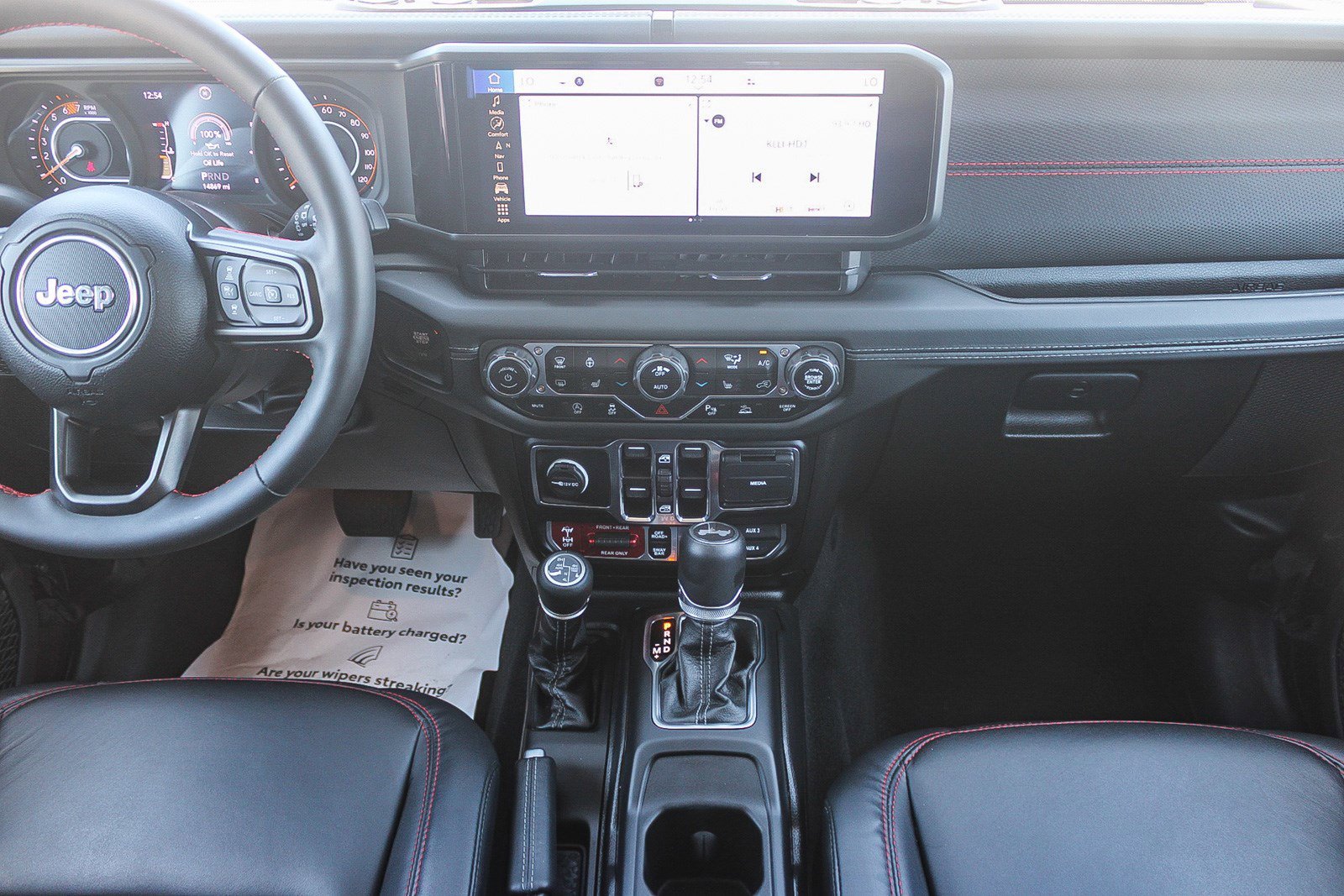 Used 2024 Black Clearcoat Jeep Rubicon X image 13