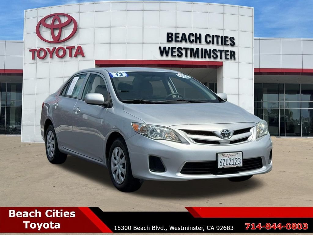 Used 2013 Toyota Corolla L with VIN 5YFBU4EE1DP156164 for sale in Westminster, CA