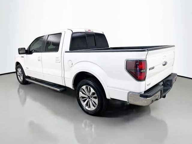 Used 2014 White Platinum Clearcoat Metallic Ford Lariat image 5