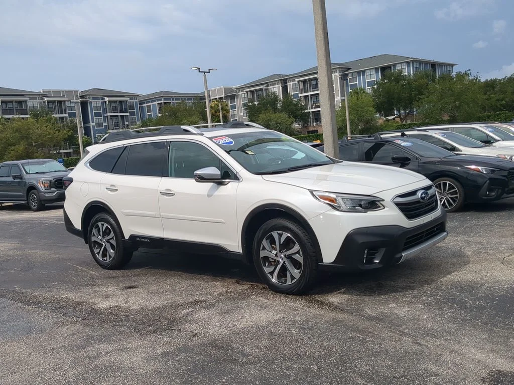Used 2020 White Subaru Touring image 2