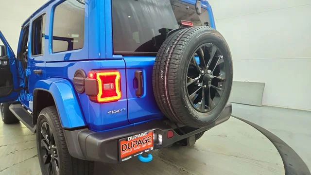 Used 2023 Blue Jeep Sahara 4xe image 24