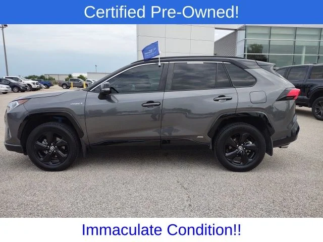 Certified Used 2021 Midnight Black Metallic Toyota XSE image 2