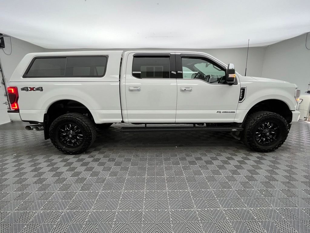 Used 2022 White Metallic Ford Platinum Lifted Truck image 6