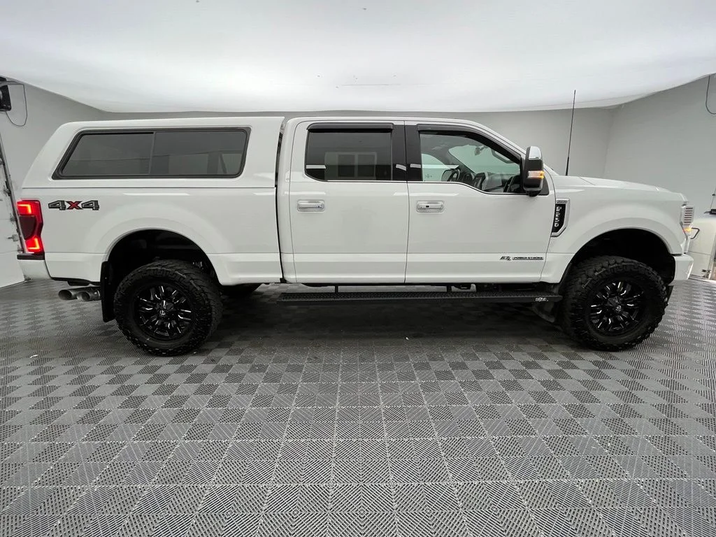 Used 2022 White Ford Platinum Lifted Truck image 6