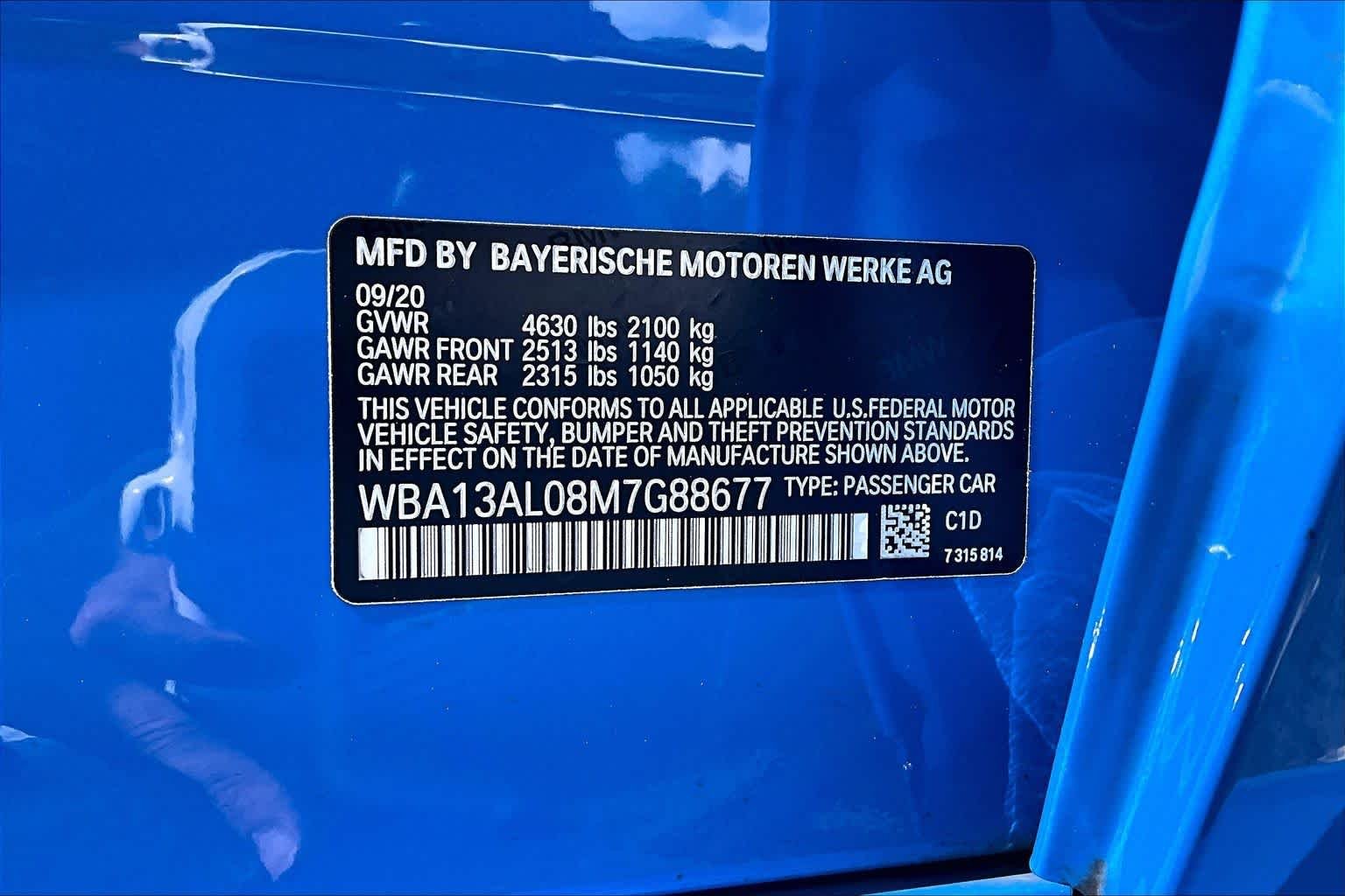 Used 2021 Misano Blue Metallic BMW M235i xDrive image 31