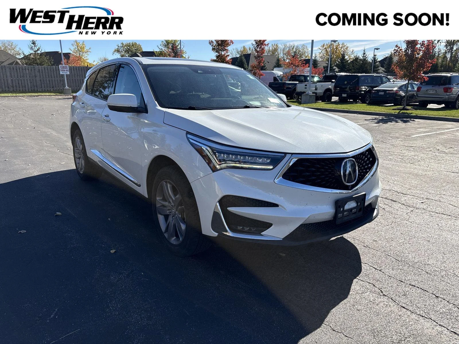 Used 2020 Platinum White Pearl Acura SH-AWD w/Advance image 1