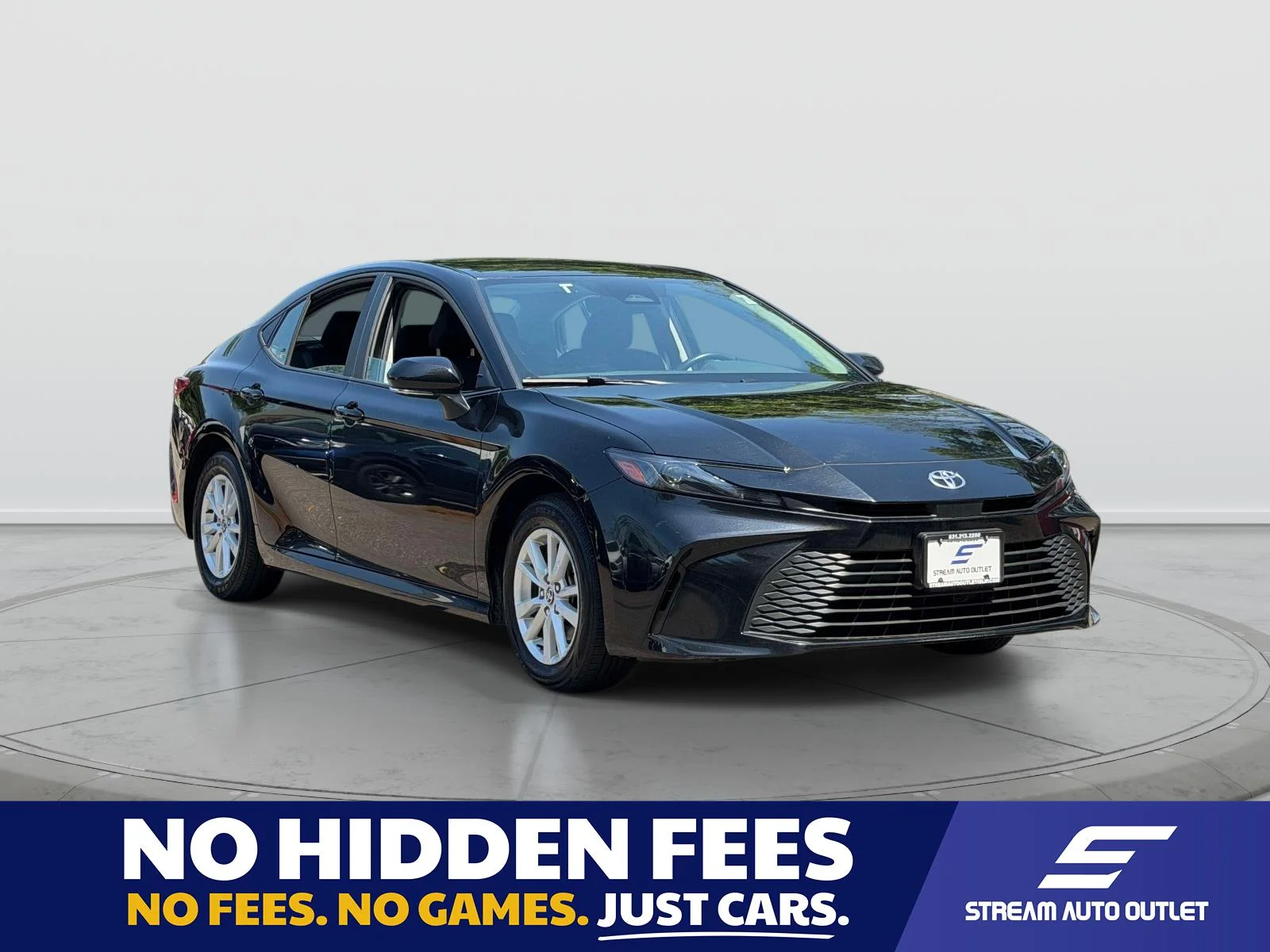 Used 2025 Black Toyota LE image 1