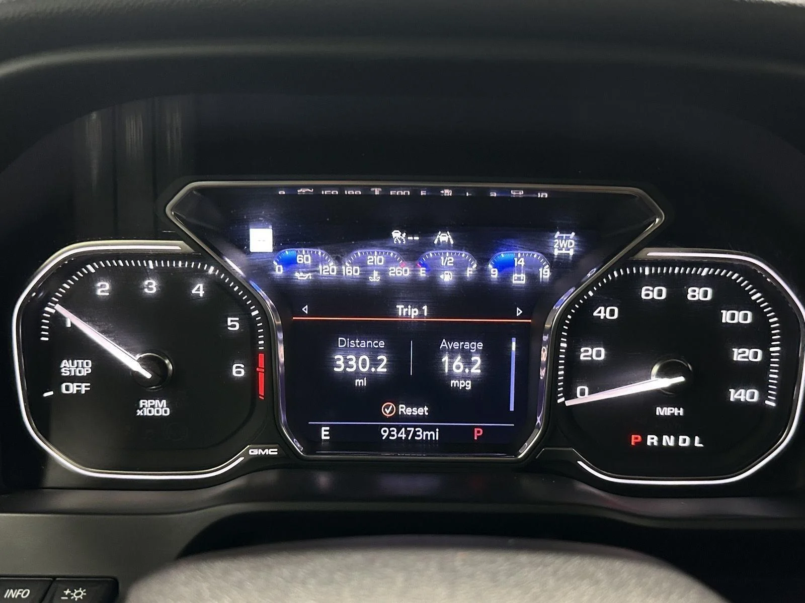 Used 2020 PACIFIC BLUE METALLIC GMC AT4 image 10