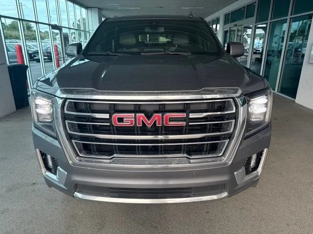 Used 2022 SATIN STEEL METALLIC GMC SLT image 2