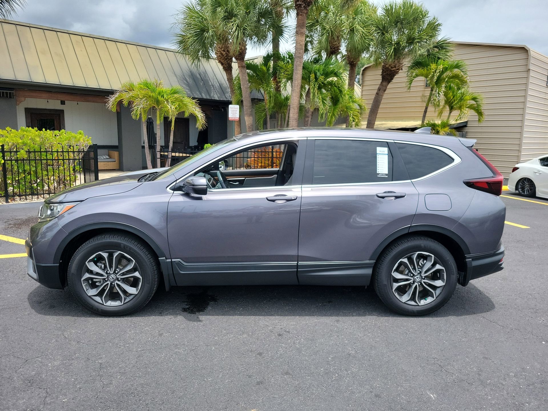 Certified Used 2021 Modern Steel Metallic Honda AWD EX-L image 9