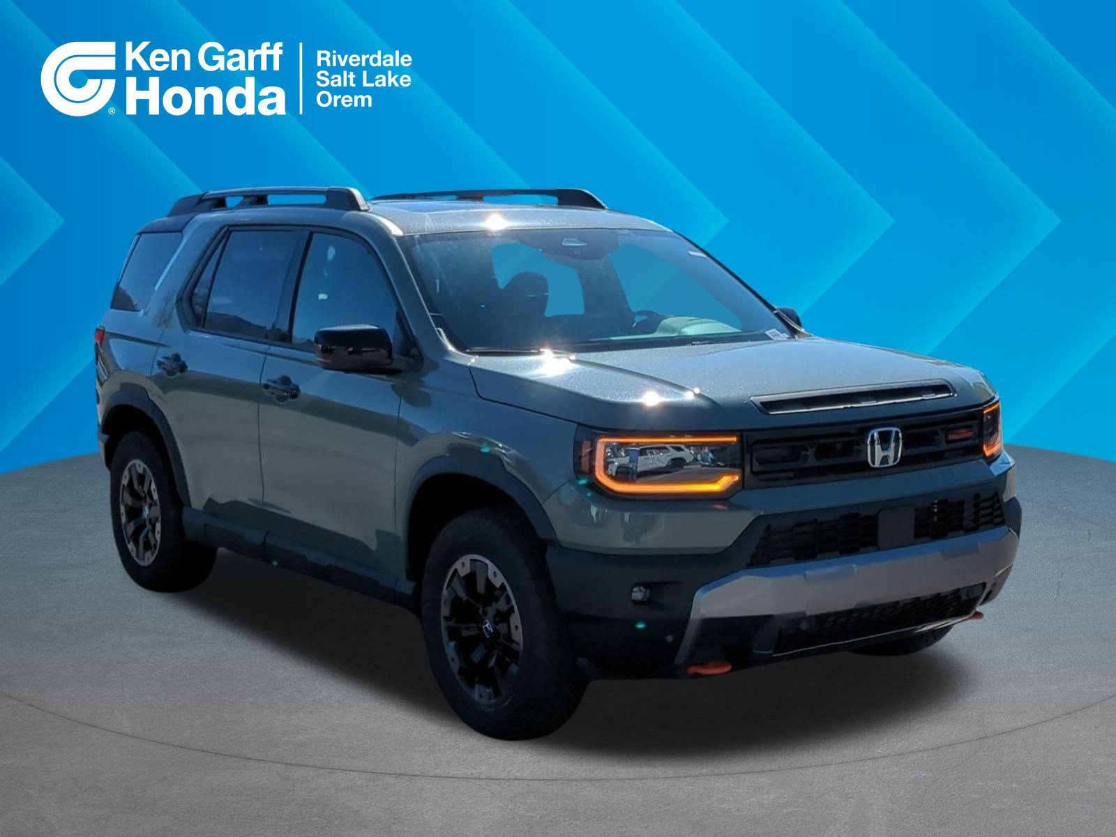 New 2026 Ash Green Metallic Honda TrailSport Elite image 1