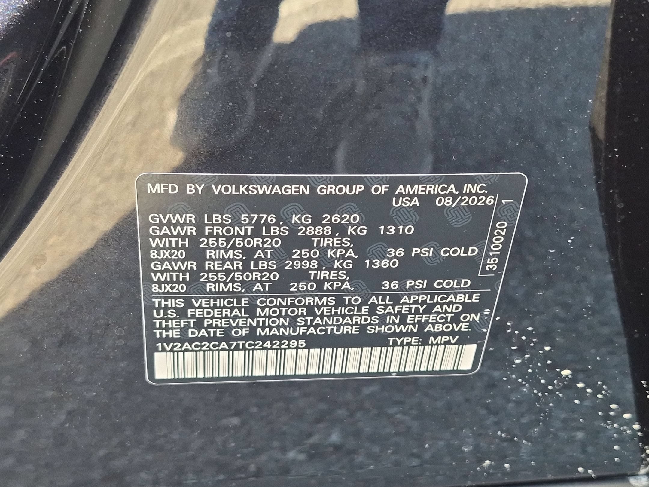 New 2026 Deep Black Pearl Volkswagen 2.0T SEL R-Line Black image 17