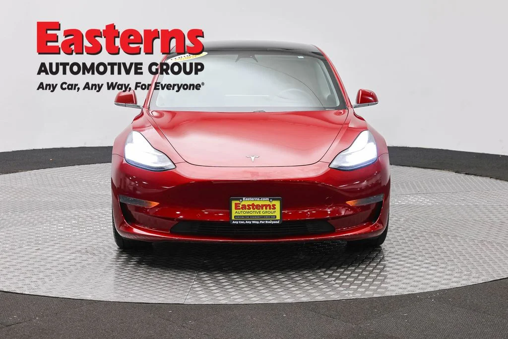 Used 2020 Red Tesla Standard image 2