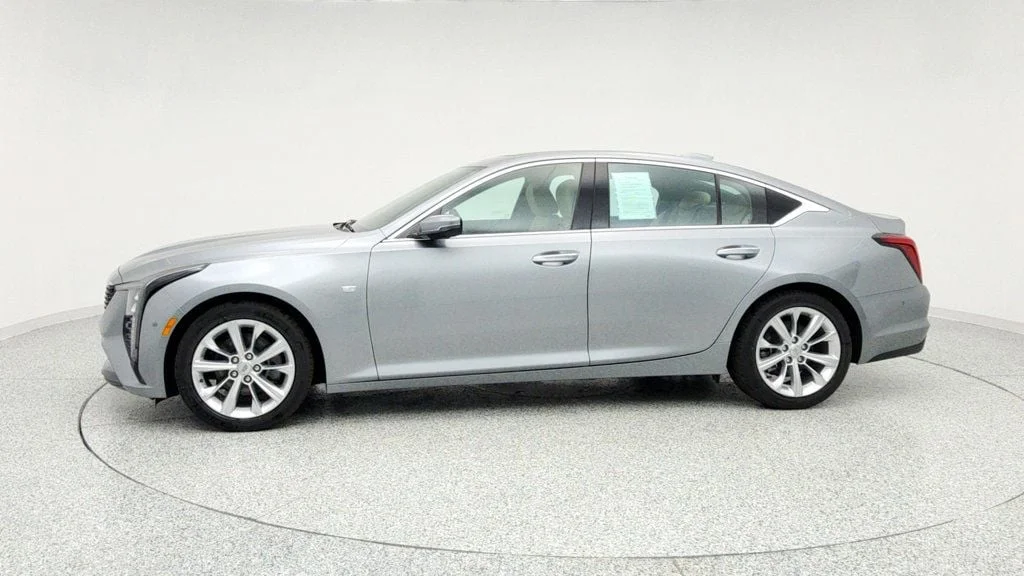 Used 2025 Argent Silver Metallic Cadillac 4dr Sedan Premium Luxury w/ Technology and Sun & Sound Packages image 8
